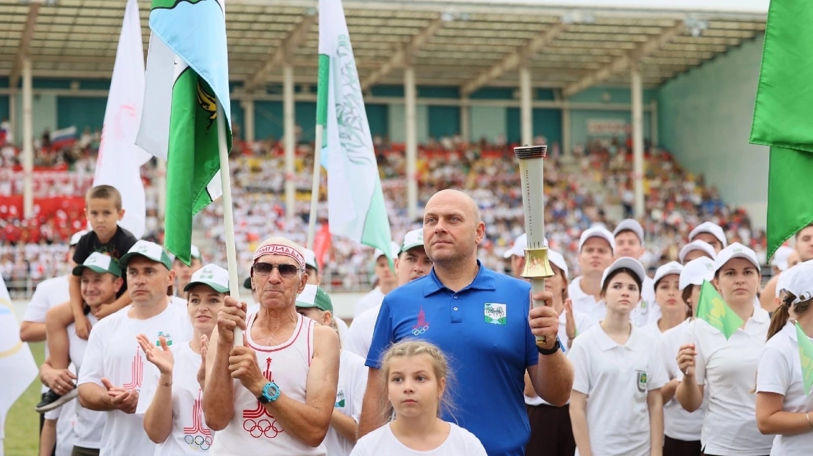 Первый парад физкультурников.